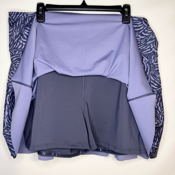 Athleta Ace Printed Tennis Skort in Fiji Medieval Violet Purple Size 2X - Picture 9 of 12